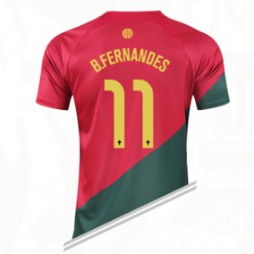 Portugal Bruno Fernandes 11 2023/2024 Hemma Fotbollströjor Kortärmad